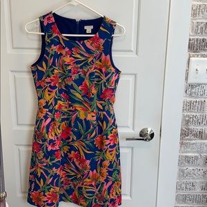 J. Crew floral print dress